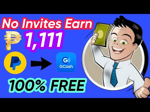 No Invites Earn Free php 1,111 | Walang puhunan Paypal to Gcash | app review | Free earning app