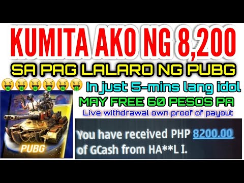 2x PAY-OUT PERDAY! FREE GCASH P8,200 CASHOUT KO! NO INVITE | PLAY PUBG | TOP EARNING APP