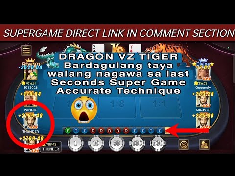 DRAGON VZ TIGER Bardagulang taya walang nagawa sa last Seconds Super Game Accurate Technique