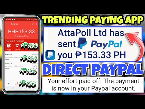 ₱153 [PAYPAL] VIRAL PAYING APP! 1 SEC ONLY, PAYOUT SUCCESSFUL AGAD | WALANG PUHUNAN, SURVEY LANG