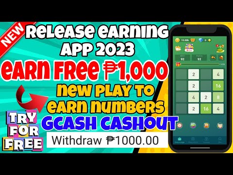 EARN FREE GCASH MONEY ₱1,000 DAILY CASHOUT! PLAY MERGE NUMBERS 2023: NEW RELEASE EARNING APP TODAY