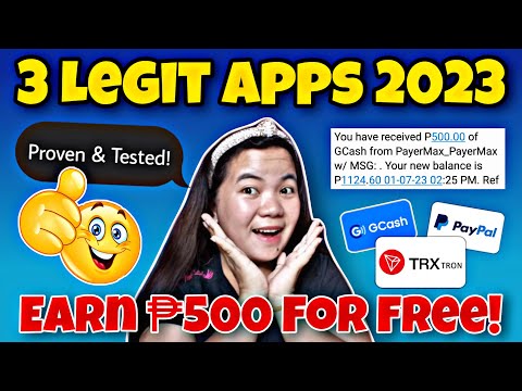 Free ₱500 Gcash | No Puhunan | 3 Legit Earning Apps 2023 Direct Gcash and Paypal with Own Proof