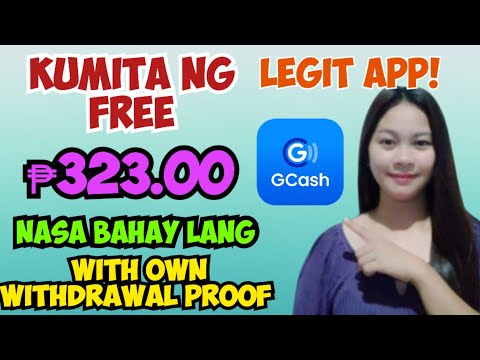 FREE GCASH ₱323/KAHIT NASA BAHAY LANG PUWEDE KUMITA NG LIBRE/LEGIT EARNING APP 2023