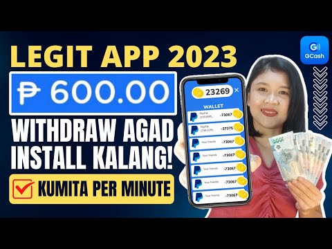 FREE P600 GCASH! WITHDRAW AGAD AFTER SIGN-UP! LEGIT PAYING APPS 2023 | KIKITA KA PER MINUTE