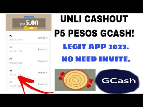 GET P5 GCASH FREE UNLIMITED. NO NEED INVITE TO CASHOUT.