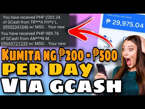 Kumita ng ₱200 – ₱500 Gcash sa bagong website na ito Diretso sa Gcash mo
