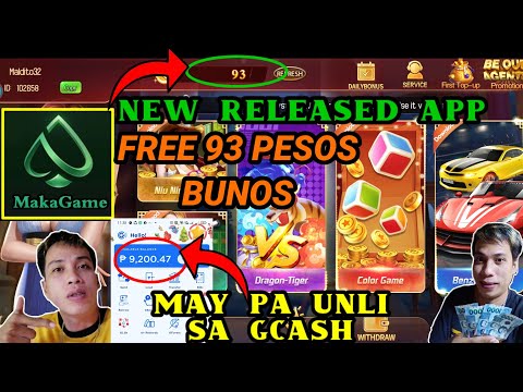 MAKA GAME NEW APP FREE 93 PESOS BUNOS 10,000 LUCKY CODES RELEASED 24/7 WITHDRAWAL PROCESS 101% LEGIT