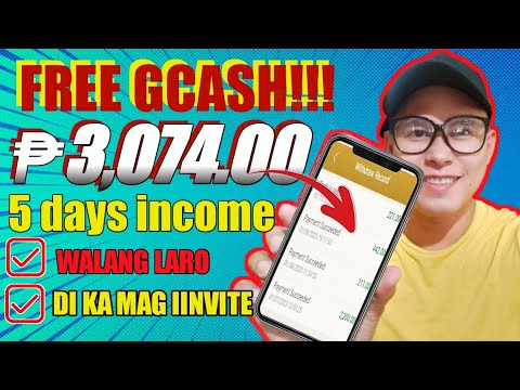 NEW GCASH MONEY Love: 5 DAYS LANG ₱3,074.00 NA KINITA KO WALANG LARO EVERYDAY AUTO EARN DITO