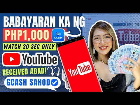 NEW RELEASE! P1,000 FREE GCASH BY WATCHING YOUTUBE VIDEOS | DAILY PAYOUT WALANG PUHUNAN ✅ 100% LEGIT