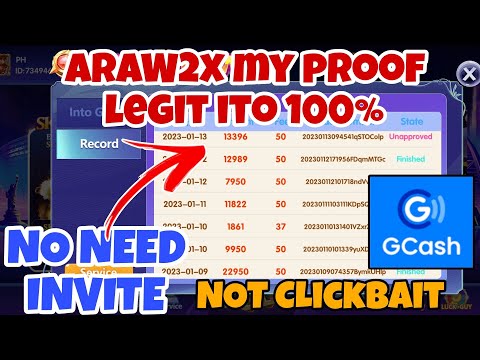 NO NEED INVITE | ARAW2X MY PROOF AKO | DIRECT GCASH | 100% LEGIT |