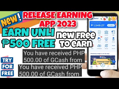 UNLI ₱500 LIBRE LANG SA GCASH ANG CASHOUT! NEW RELEASE FREE TO EARN GAME 2023!LEGIT ANG CASHOUT DITO