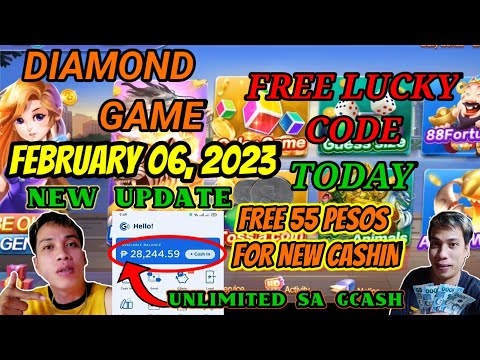 DIAMOND GAME FREE LUCKY CODE TODAY FEBRUARY 06, 2023 UNLIMITED ANG INCOME DITO SA GCASH ARAW ARAW