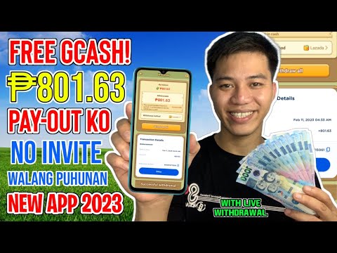 Free Gcash ₱801.63 Pay-out ko! Walang Puhunan Walang invite | New App 2023 | Paano kumita sa Gcash