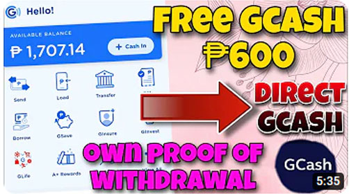Earn ₱600 in 1 Minute with Legit Proof of Cashout on GCash – Earn Money for Free!