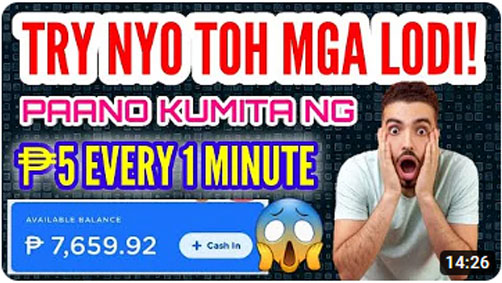 Get Passive Income and Earn Unlimited ₱5 Every Minute with Globalslots888