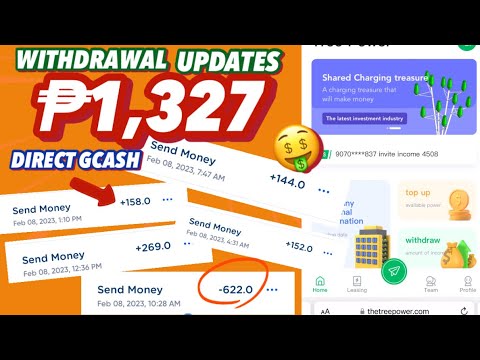 NEW PAYING APP | WITHDRAWAL UPDATES OF TREE POWER | RECEIVED ₱1,327 TODAY DIRECT GCASH