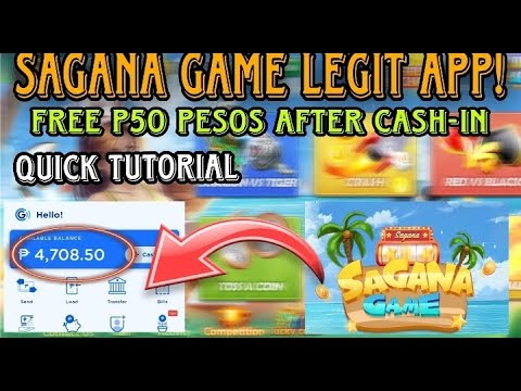 SAGANA GAME||  NEW LEGIT APP 2023|| NEW GCASH EARNING DOWNLOAD NOW