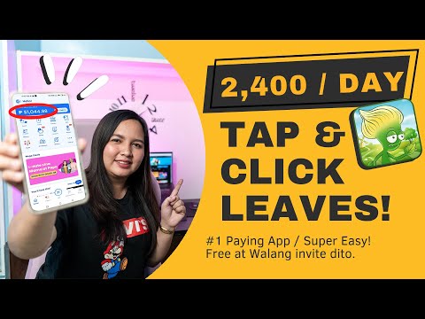 Unlimited Earnings with Zero Capital: Earn ₱2,400 Direct to GCash by Simply Tapping Leaves! Open to All