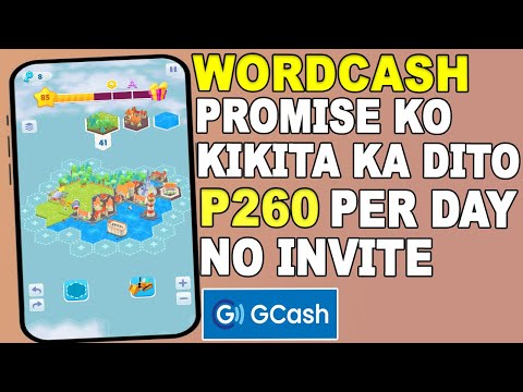 Watch this video and learn how to earn ₱260 by playing WordCash App