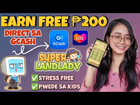 Watch This Video and Learn How to Get ₱200 Direct Gcash & Lazada with Super Land Lady