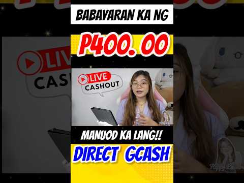 free 400 GCash – just watch a 1-minute video and get paid daily