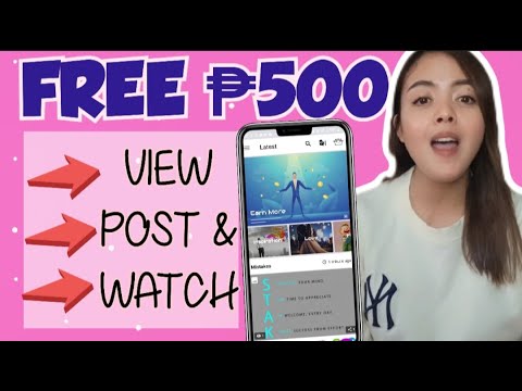 View, Share, and Upload para sa Libreng ₱500