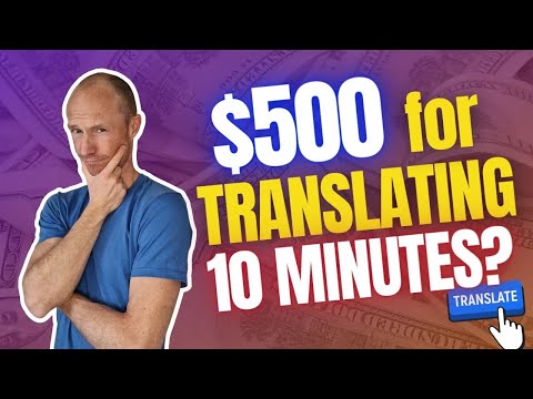 $500 for Translating 10 Minutes?