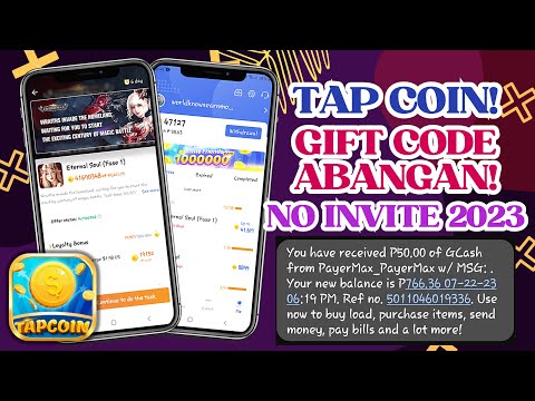 Free ₱50 Pesos [Gcash] TAPCOIN LEGIT APP MAY TEKNIK Gift Code Later! | Libreng Kitaan 2023