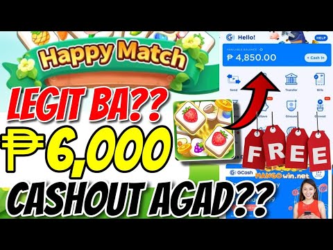 FREE ₱6,000 GCASH | NEW EARNING APP 2023 | HAPPY MATCH LEGIT BA? | CASHOUT AGAD | SUPER EASY
