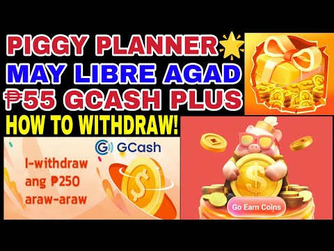 PIGGY PLANNER APP – FREE ₱55 GCASH AGAD + HOW TO WITHDRAW COINS DIRECT SA GCASH NEW PAYING APP 2023