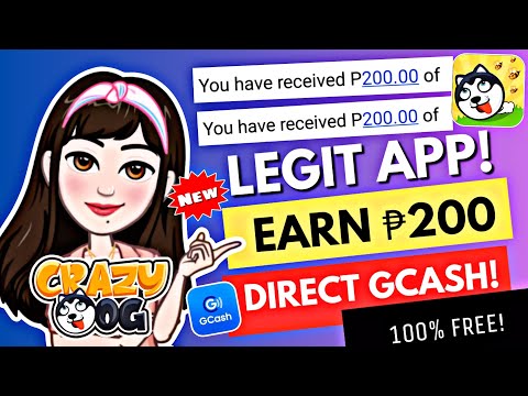 Earn Free ₱200 up to ₱2000 Gcash For Free•Play This Trending Game & Earn Money • Crazy Dog Legit App