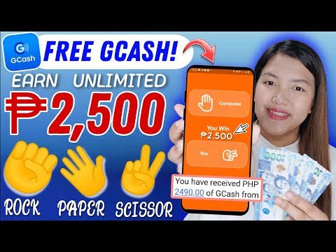 EARN UNLIMITED P2500 SA GCASH, LARO LANG ROCK PAPER GAME, WALANG PUHUNAN