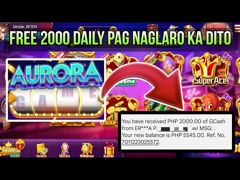 FREE 2000 REKTA SA GCASH MO || AURORA GAME || ANIMAL WORLD