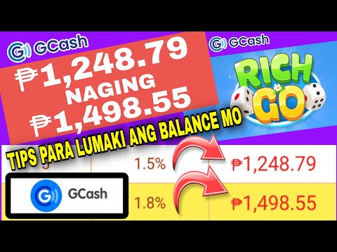 FREE ₱1,248.79 NAGING ₱1,498.55 GCASH IN 5 MINS! TIPS KUNG PANO LUMAKI AGAD ANG KITA SA RICH GO APP