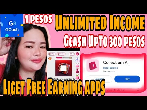 FREE GCASH UPTO 300 PESOS LIGET EARNINGS APPS #COLLECTEMALL  #UNLIINCOME