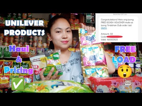 FREE GCASH VOUCHER😲/HAUL & PRICING NG MGA UNILEVER PRODUCTS