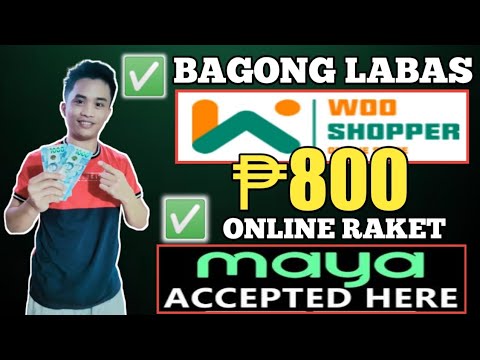 GCASH GIVEAWAY P500✅ ONLINE RAKET with FREE P20 BONUS| WOOSHOPPER REVIEW