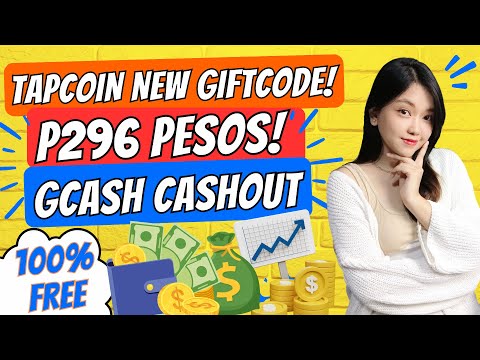GET FREE ₱296 GCASH MONEY W/ NO GAME | + NEW TAPCOIN GIFT CODE LEGIT EARNING APP! | PAYMENT PROOF!