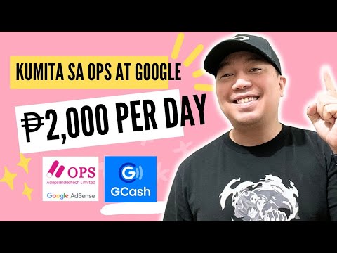 Kumita Ng Gcash ₱2,000 Per Day Sa OPS At Google Adsense !! Withdraw Proof !!