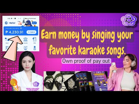PAANO MAGKAKALAMAN GCASH MO GAMIT ANG SINGSING APP |Earn money by singing your favorite karaoke song