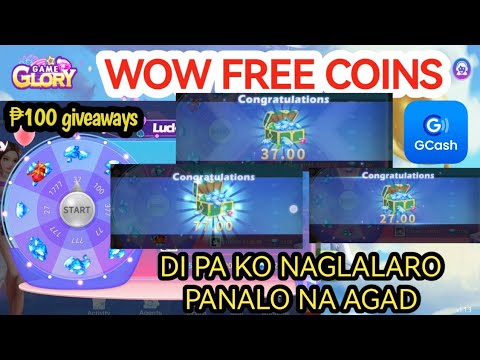PANALO NA AGAD DAHIL SA MGA FREE COINS || GLORY GAME TIPS AND