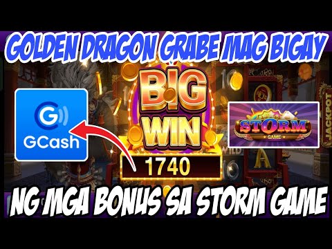 STORM GAME | GOLDEN DRAGON | MAY LIBRENG GCASH PALA SA LARO NA ITO MAG SPIN-SPIN KA LANG