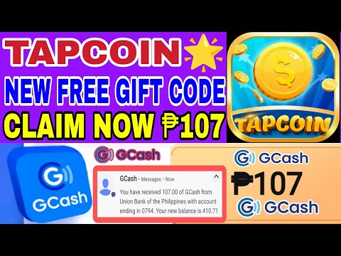 TAPCOIN NEW FREE GIFT CODE + HOW TO EARN UNLIMTED ₱107 GCASH DIALY CLAIM IT NOW!