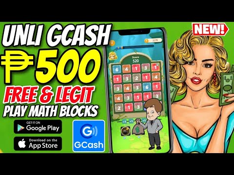 UNLIMITED FREE GCASH ₱500 JUST PLAY MATH BLOCKS | FREE $ LEGIT GCASH EARNING APP