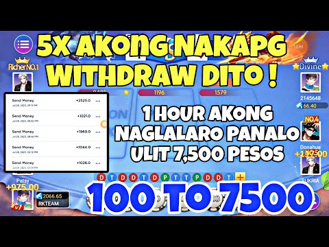 5X AKONG NAKAPAG WITHDRAW NG  7,500 GCASH |LUPIT KASI HOW NATIN WAG KANG MAINGAY PO !