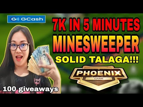 7k panalo in just 5 minutes! SOLID TALAGA | PALDO NA NAMAN GCASH KO SA MINESWEEPER NI PHOENIX GAME