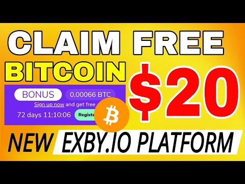CLAIM FREE BITCOIN [ $20.00 ] NEW MINING PLATFORM | EXBY.IO CLAIM YOURS NOW!