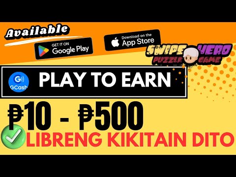 ₱10 – ₱500 [GCASH] Libre mo lang itong kikitain| Sipagan lang, payout agad! SWIPE HERO APP