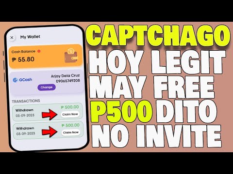 ₱500 [GCASH] CaptchaGo App – Sobrang dali kumita dito! Walang puhunan at instant cashout