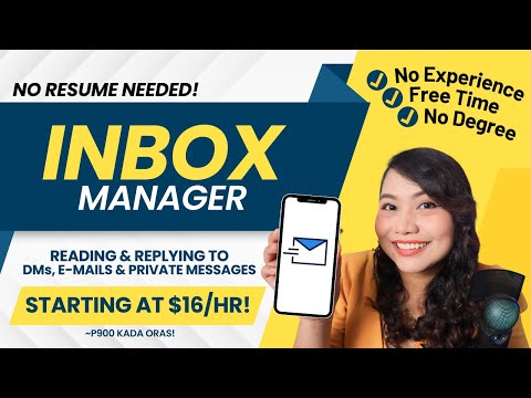 Earn $16/HR: Online Job INBOX MANAGER | NO RESUME NEEDED + FREE TIME | Full Tutorial – APPLY NOW